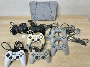 A842 PlayStation本体 SCPH-5500 コントローラー 8点　ジャンク