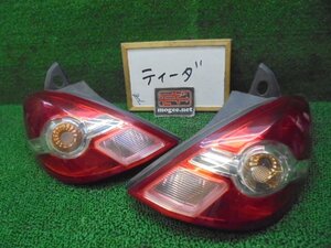 9ER1097QE4 ) 日産 ティーダ C11 後期型 純正 テールライト左右セット　スタンレイP7511