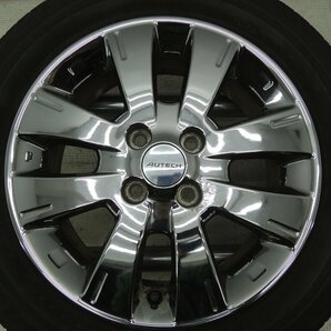 185/60R15 ブリヂストン ECOPIa EP150 AUTECH オーテック ライダー 15×5.5J 4H PCD100 +50 キューブ フィット スイフト カローラ アクシオの画像6