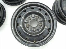 14インチ スチールホイール 鉄ホイール 鉄チン 14×5J 5H PCD114.3 +50 4本 タウンエース ボンゴ バネット 手渡し可!個人宅着払い!U220_画像3