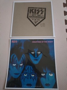 KISS アマゾン特典デカジャケ　２種 キッス　ポールスタンレー　エースフレーリー　ジーンシモンズ　ピータークリス　