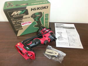  unused high ko-ki cordless impact driver body only WH36DD NN Scorpion red including in a package un- possible 1 jpy start 