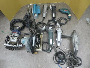 * power tool large amount . summarize g line da circle no Coca nna drill Makita Ryobi Hitachi etc. 1 jpy start *