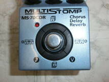 ZOOM MS-70CDR MULTI STOMP single stomp box マルチエフェクター 中古 同梱不可 1円スタート_画像3