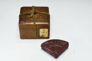 [G higashi mountain ] era .. bird .. triangle incense case [ genuine article guarantee ]