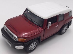 1台売り　赤 1/36 トヨタ FJ クルーザー ミニカー TOYOTA FJ Cruiser 新品