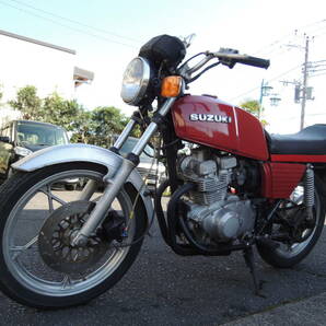 GSX250E 赤 GSX ザリ 実働確認済み ベース車 書類あり 返納書 千葉県発の画像1