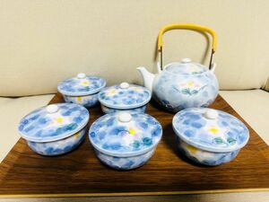 有田焼 茶器揃 来客用 茶器セット 急須 湯呑 蓋付 5客 セット 茶器揃え 