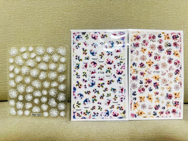 ネイルシール 花柄 ネイルパーツ ネイルアート ハンドメイド