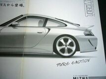 996 ポルシェ 911 テックアート widebody ワイドボディ 広告 A3サイズ MIZWA　検：ポスター カタログ_画像2