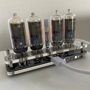 本物 ニキシー管時計 IN-8 タイプ Nixie Tube Clockの画像2