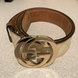 GUCCI ベルト　 グッチ　 GGシマ