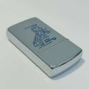 【Zippo/ジッポー】オイルライター 未使用品 スリム Guam USA グアム シルバー★45503の画像4