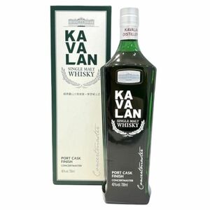 【KAVALAN/カバラン】ポートカスク フィニッシュ コンサートマスター シングルモルト ウイスキー 700ml 40%【箱付】★45439