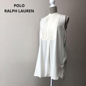  final price *POLO RALPH LAUREN* no sleeve * tuck * blouse * Toro mi* Polo Ralph Lauren * Ralph Lauren * Ralf 