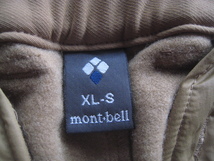 超美品!!モンベル mont-bell*ロゴ刺繍 裏起毛 厚手ストレッチナイロンクライミングパンツ XL モカブラウン 新品同様 大きいサイズ_画像4