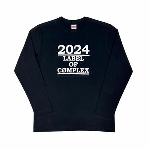 未使用 新品 2024 LABEL OF COMPLEX 日本一心 再結成 CASE OF BOOWY コンプレックス ボウイ 吉川 ロンT 長袖Tシャツ オーバーサイズ XL(LL)