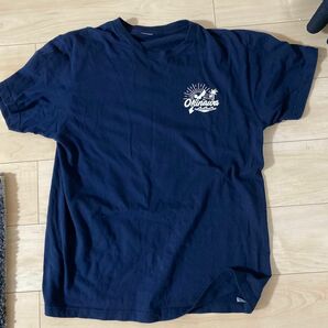 Tシャツ　沖縄　オキナワパラダイス　紺色　