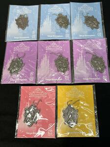 Disney 6★ Disney PRINSESS Day★　非売品　チェーンメダル　バッグチャーム　4種類　8個　未使用品　