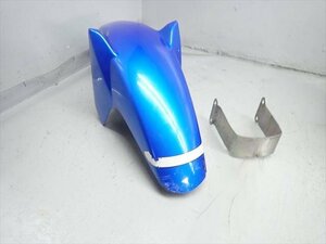 β240404-1 ヤマハ YBR125 LBPPCJLH (H24年式) 動画有 純正 フロントフェンダー カウル 傷・破損有り！