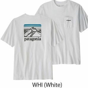 良品★patagonia パタゴニア Line Logo Ridge Pocket ライン ロゴ リッジ ポケット Tシャツ Sの画像1