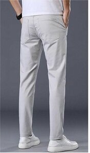 男性用 紳士 ゴルフウェア メンズ ストレッチ パンツ ゴルフパンツ ズボン ロング 伸縮性良い 通気性 カジュアル B サイズ 34