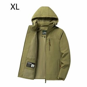 ミリタリージャケット メンズ キルトコート 裏起毛 防風 秋冬アウタ 防寒トップス トップス 登山服 マウンテンパーカー 釣り XLサイズ