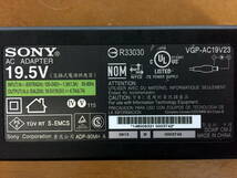 ☆　SONY VAIO　純正 ACアダプター　VGP-AC19V23　19.5V-4.7A 外径約6.0mm 内径約4.0mm　通電確認済　☆_画像3