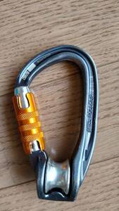 [ used ].tsuru. kalabina type pulley [ roll clip Z Try akto lock ] climbing rope Work heights work 