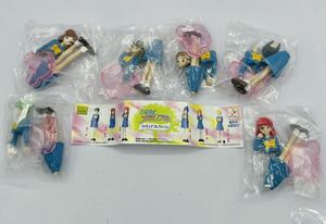  unopened Tokimeki Memorial real figure collection all 6 kind .. Namco ga tea Capsule toy that time thing present condition goods rare goods long-term storage 