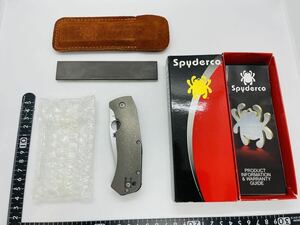 美品 スパイダルコ ナイフ Spyderco CTS-XHP ブッシュクラフト アウトドア 当時物 現状品 希少品