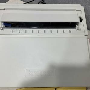 1円～ brother ブラザー 電子タイプライター JP16-U40 AX-U40 通電のみ確認済み 現状品の画像2