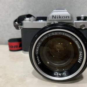 1円～ Nikon FM ニコン 一眼レフ レンズ Zoom-NIKKOR Auto 43-86mm F3.5 フィルムカメラ 動作未確認 ジャンクの画像2