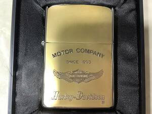 14272 1円〜 未使用保管品 ZIPPO ジッポー Harley Davidson/ハーレーダビッドソン Motor Company 1903 金色 オイルライター 喫煙具 タバコ