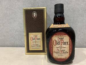 1円～ 未開栓 Grand Old Parr De Luxe グランドオールドパー 12年 デラックス スコッチウイスキー 750ml 43% 古酒