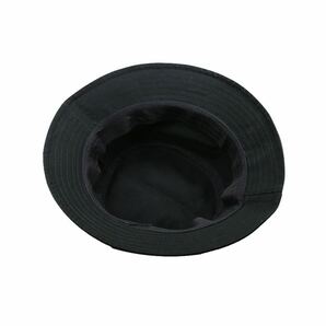 バケットハット ブラック メンズ 帽子 ハット フリーサイズ 無地 シンプルの画像3