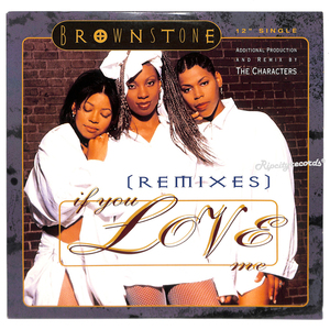 【レコード/洋③】BROWNSTONE /IF YOU LOVE ME (REMIXES)