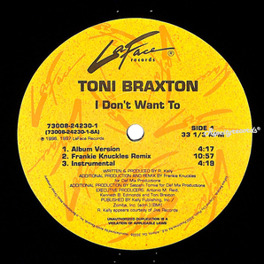 【レコード/洋③】TONI BRAXTON /I DON'T WANT TOの画像3