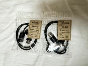 【2点セット】MIDIケーブル 0.5M フリーザトーン Free The Tone CM-3510 50cm