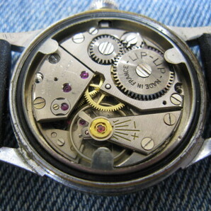 1950年代 LIP リップ ミリタリー MADE IN FRANCE フランス製アンティーク手巻腕時計 稼働品 注油済みの画像6