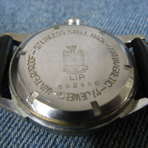 1950年代 LIP リップ ミリタリー MADE IN FRANCE フランス製アンティーク手巻腕時計 稼働品 注油済みの画像5