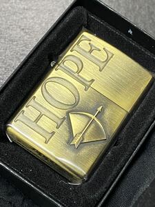 zippo ホープ ゴールド 限定品 希少モデル ヴィンテージ 1999年製 HOPE GOLD ゴールドインナー 1999年製 ケース 保証書付き