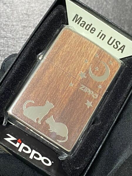 zippo 猫 両面デザイン CAT 希少モデル 2023年製 ケース 保証書付き