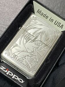 zippo コードギアス ルルーシュ アニメ 3面刻印 希少モデル 2020年製 CODE GEASS Lelouch シルバーインナー 2020年製 ケース 保証書付き