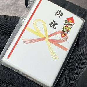 zippo 御祝 ホワイト 前面加工 希少モデル 2020年製 