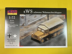MACO マコ 1/72 ドイツ sWS 重ハーフトラック ソフトキャビン 7201