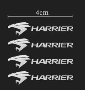 HARRIER　ハリアー　メタルステッカー　4枚セット