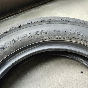 【中古セット①】ブリヂストン BT601SS 100/90-12YCX 120/80-12YCY BRIDGESTONE NSF100 NSR50 NSRmini GROM XR100モタードの画像8