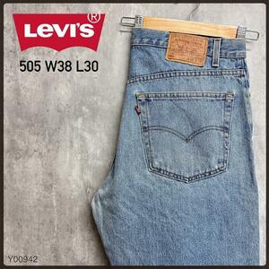 Levi's 505リーバイスジーンズデニムパンツメキシコ製古着W38L30
