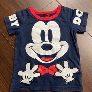 ミッキー　baby doll 半袖Tシャツ　100